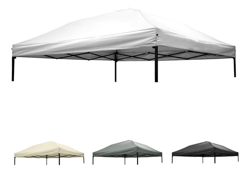 Toldo De Repuesto 3 X 3 Metros Color Blanco Con Revestimient