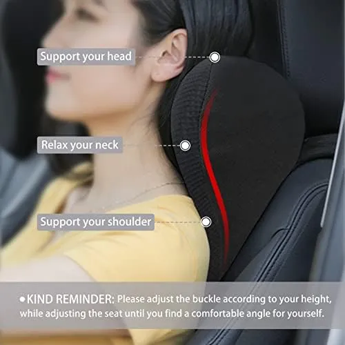 Almohada Para Reposacabezas De Automóvil Súper Suave, Almoha