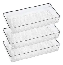 Comprar 3 Paquete Organizador De Plástico Transparente Canter Bandej