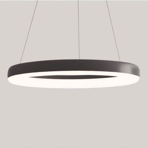 Imagen 2 de 4 de Colgante Led Gers Anillo Moderno Diseño Muy Fino 30w