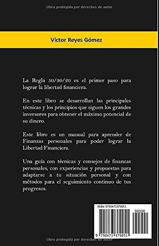 Regla 50/30/20 Aprende De Finanzas Personales Y..., de Reyes Gómez, Víc. Editorial Independently Published en español