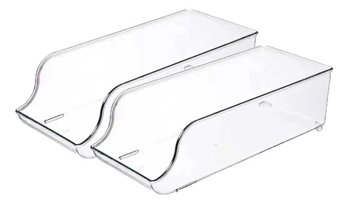 Contenedor De Bebidas, Plástico Pet Transparente Set X2