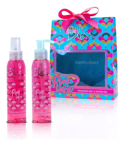 Bless Estuche Dúo Pink Love Gel De Ducha + Body Splash