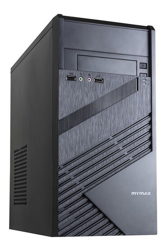 Gabinete C/ Fonte 200w 1 Baia Mymax Escritório Pequeno 2 Usb