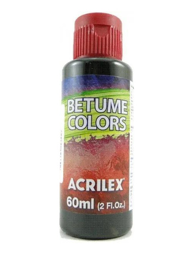 60ml - Betume Colors - Acrilex - Black Green