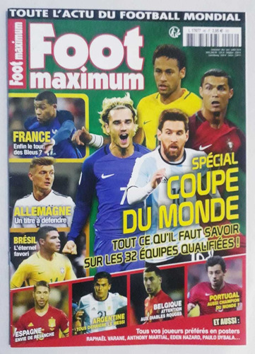 Revista Francesa Foot N° 46 - Estrellas Del Mundial 2018 Fs
