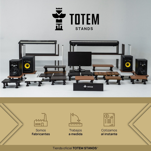 Soporte Elevador De Monitores Totem Stands Std345 Premium