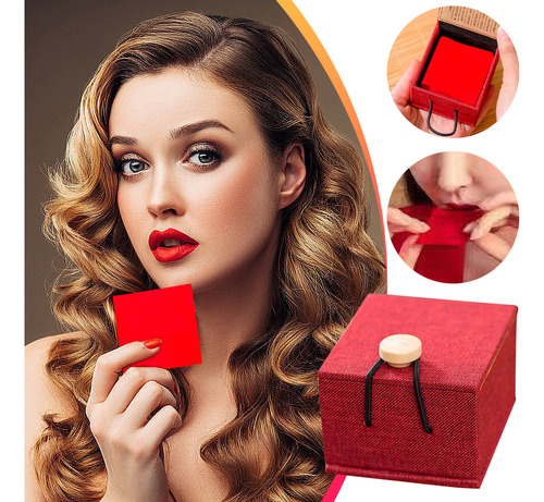 Papel De Batom Antigo Red Lip Gloss Point Lipstick Paper Ma