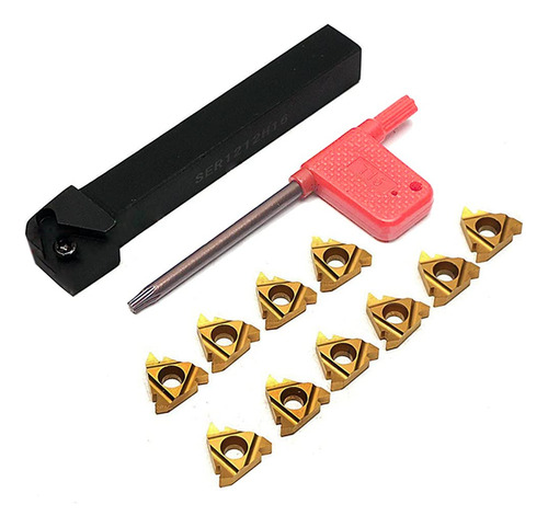 Juego De Herramientas Torneado Roscado Torno Cnc Con Inserto