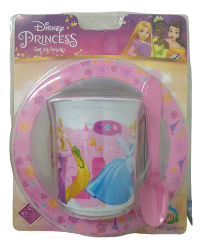 Blister Bowl + Taza Grande Disney Princesa