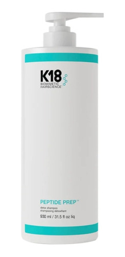 K18 Professional Peptide Prep Detox Shampoo 930ml