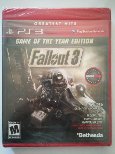 Fallout 3 Game Of The Year Edition Ps3 100% Nuevo Y Original