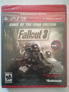 Fallout 3 Game Of The Year Edition Ps3 100% Nuevo Y Original