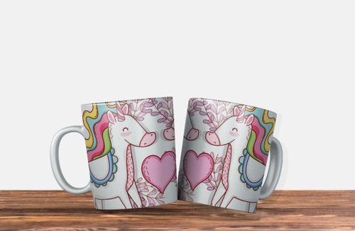 Taza De Plastico Personalizada Unicornios Por Mayor 15 Tazas