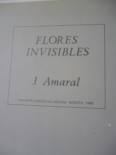 Dibujos Jim Amaral  Serie De Flores Invisibles  Firmados X A