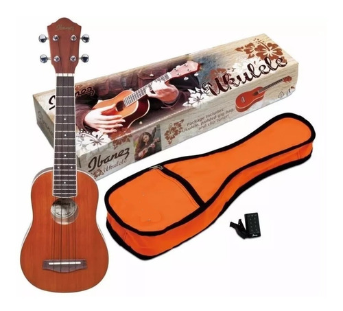 Oferta Ukelele Ibanez Soprano Iuks5 Calidad Funda Afinador