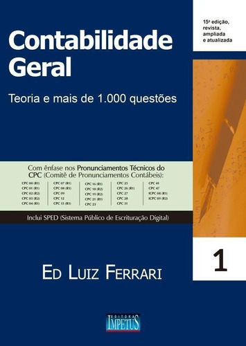 Contabilidade Geral - 15ª Ed