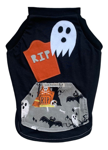 Roupas Cães Cachorro-macho - Fantasia Halloween Fantasma-pet