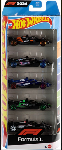 Hot Wheels Fórmula 1 - Pack De 5 Autos Multicolor