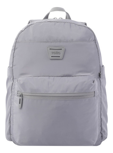 Morral Plegable Totto Laptop 13  Maleta Xingu Liviana Color Gris