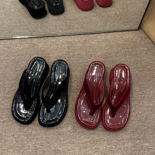 Zapatillas De Suela Gruesa For Mujer, Francesas Moda Verano