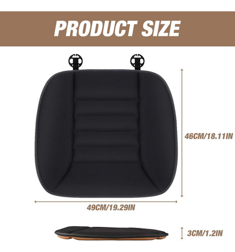 Cojín De Asiento De Coche De Grosor Cómodo Protector Asiento