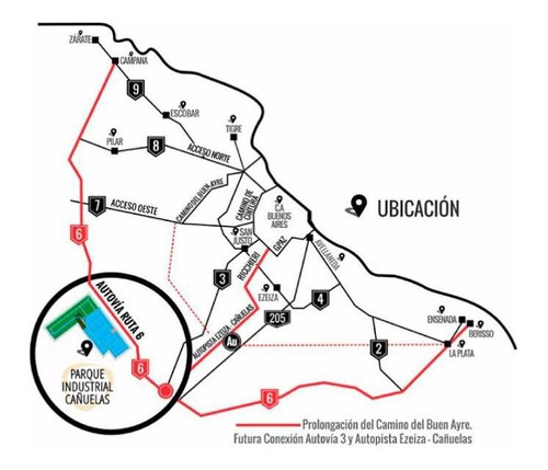 Imagen 4 de 10 de Parque Industrial Cañuelas - Etapa 1 - Terreno 4650 M2 - Venta
