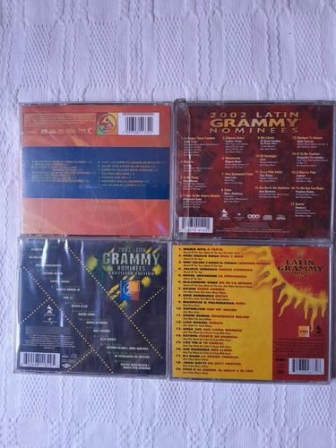 Latin Grammy Nominees - 2000/2002/2003/2004- 4 Cds Originais (Usado)