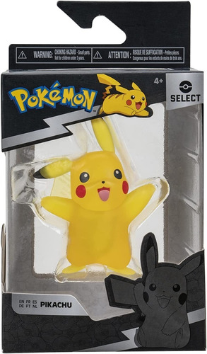 Figura Pikachu De 8 Cm Transparente Pokémon Select