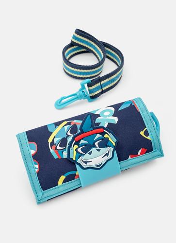 Carteira Tuba Hip Hop - Puket Cor Azul-marinho Desenho do tecido Tubarão