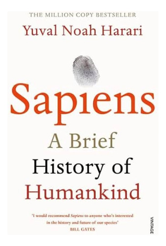 Sapiens: A Brief History Of Human Kind - Vintage Uk Kel Edic