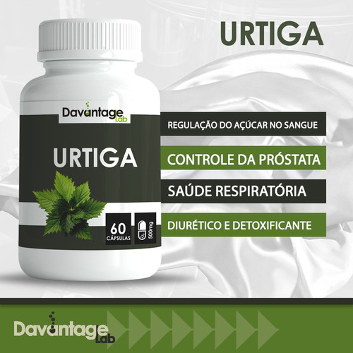 Kit 2 Raiz Urtiga 100% Puro Natural Capsulas 500mg (ortiga)