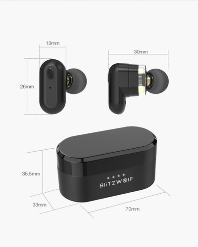 Fone Blitzwolf Bw-fye7 Tws Bluetooth 5.0 Stereo Sem Fio