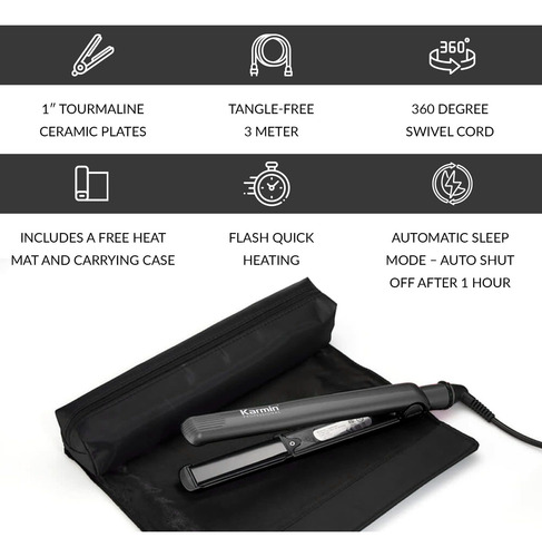 Karmin G3 Pro Plancha De Pelo Profesional De Cerámica