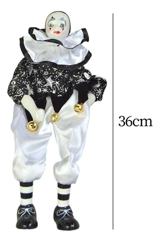 Muñeca De Bufón De, Muñeco De Arlequín, Figura De Adorno