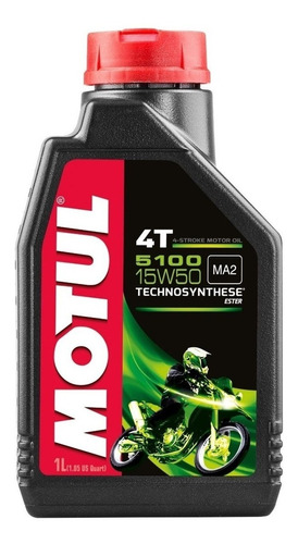 Aceite Motul 5100 15w50 X 1 L.