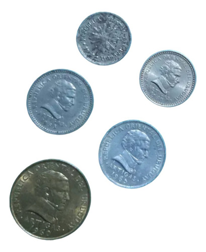 Lote De Monedas Uruguayas