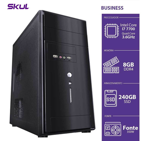 Computador Business B700 - I7-7700 3.6ghz 8gb Ddr4 Ssd 240 G