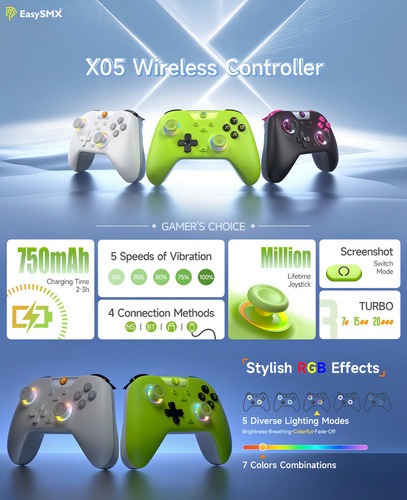 Xd Easysmx X05 Control Bluetooth Inalambrico Gamepad Para
