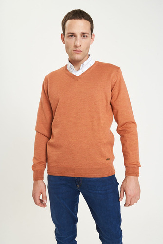 Sweater Tejido Escote V Hombre London   Prototype