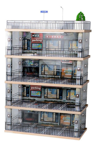Vitrina De Coche Modelo Fundido A Escala 1/32 Con 4 Capas