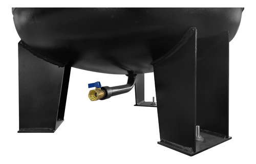 Compresor Vertical 300 L 6 Hp Piston Force 60 Hz Hantec Color Negro Fase eléctrica Monofásica