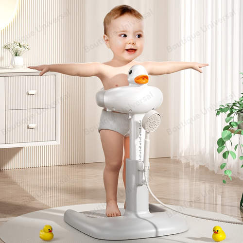 Soporte De Bañera Plegable Para Bebé Con Taburete