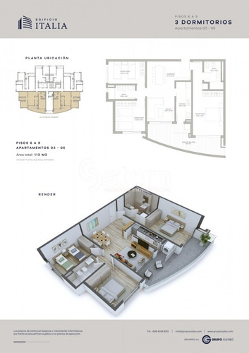 Imagen 7 de 8 de Venta Apartamento 3 Dormitorios, Centro, Maldonado.