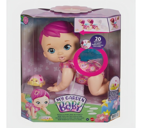 Muñeca gatera My Garden Baby Baby Butterfly - Mattel