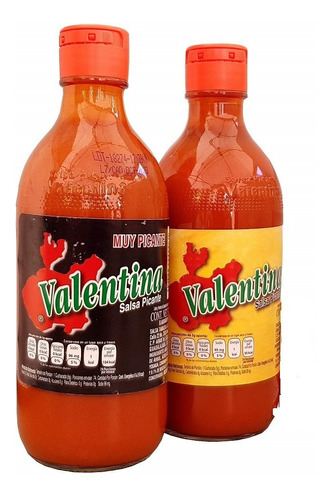Salsa Valentina Combo X2 Negra Y Amaril - mL a $173