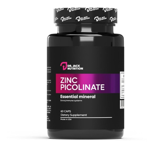 Picolinato De Zinc 50mg - 60 Capsulas | Dr Jack Nutrition
