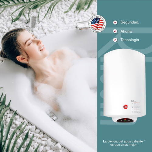 Calentador De Acumulación Eléctrico 50 Litros 110v Rheem