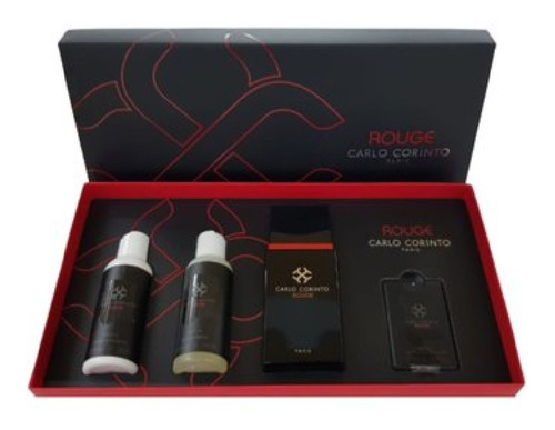 Set Carlo Corinto Rouge Caballero 4 Pz - Original