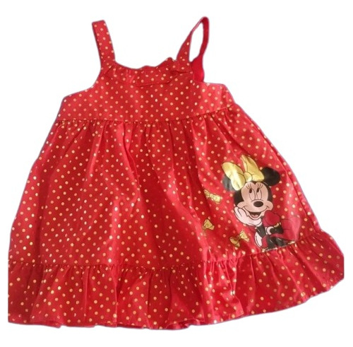 Conjunto Disney Baby 2 Pc 1 Vestido Con Panty Rojo